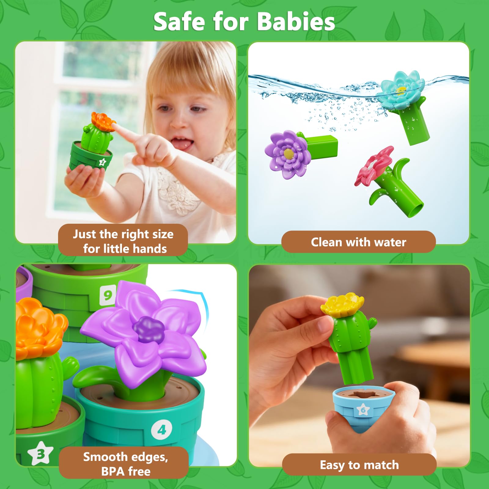 Plunack color-shape sorter aids color recognition and early matching.