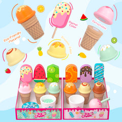 Plunack wooden money and menu set fosters early money handling practice.