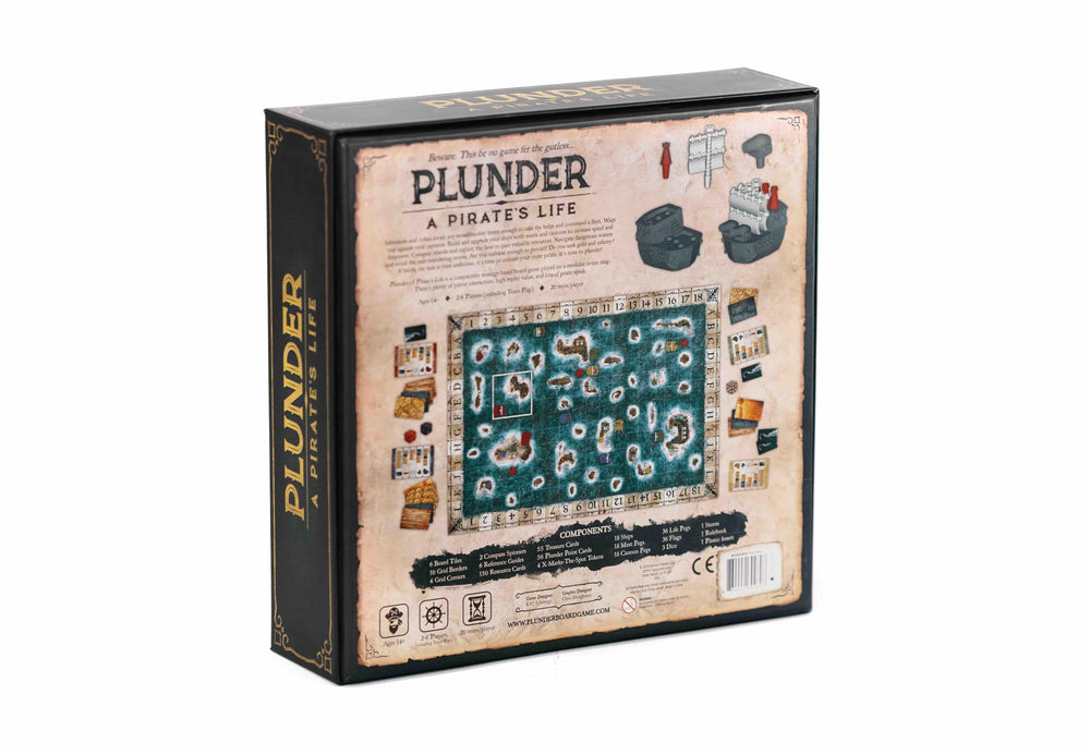 Plunder by Lost Boy Entertainment: comprehensive box contents ready for game night.
