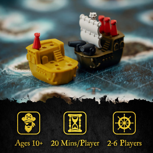 Plunder by Lost Boy Entertainment: ships with masts and cannons for strategic battles.