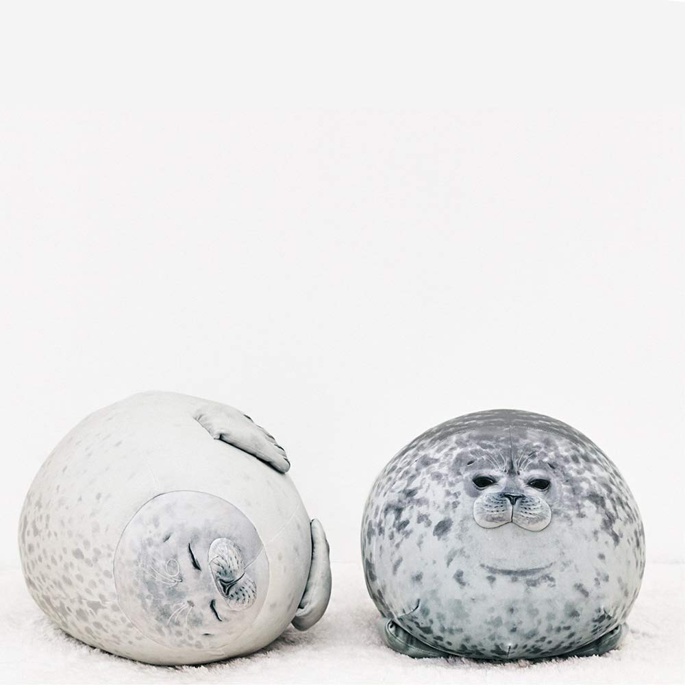 Plupiapio Seal Pillow makes a gift-ready addition to beds and couches.