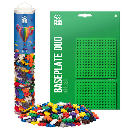 PLUS PLUS 240-piece color mix tube with vibrant interlocking bricks for imaginative building