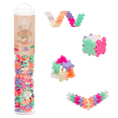 PLUS PLUS 240-piece pearl mix tube for open-ended play