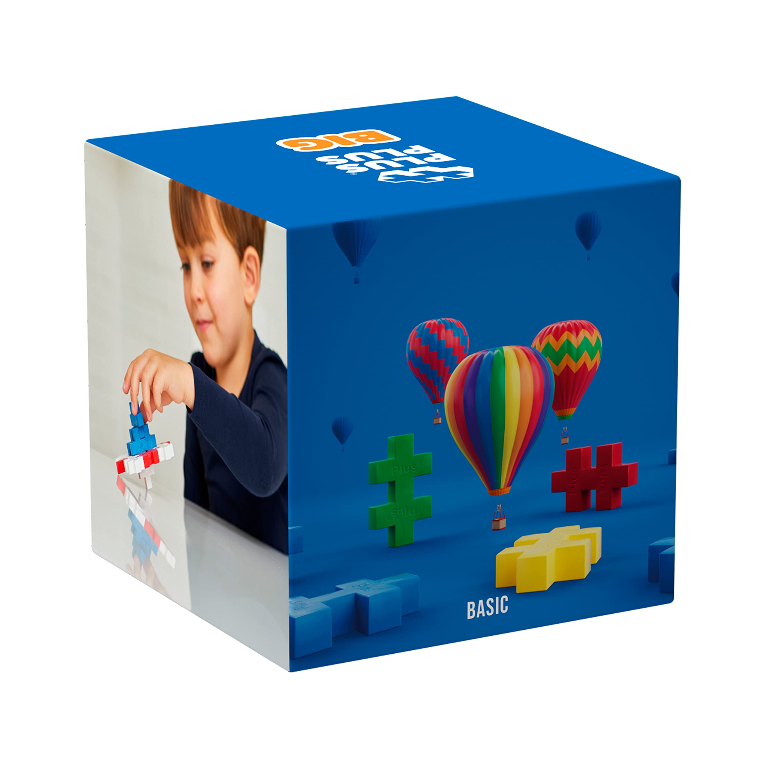 PLUS PLUS BIG fine motor play enhances hand-eye coordination and sorting skills.