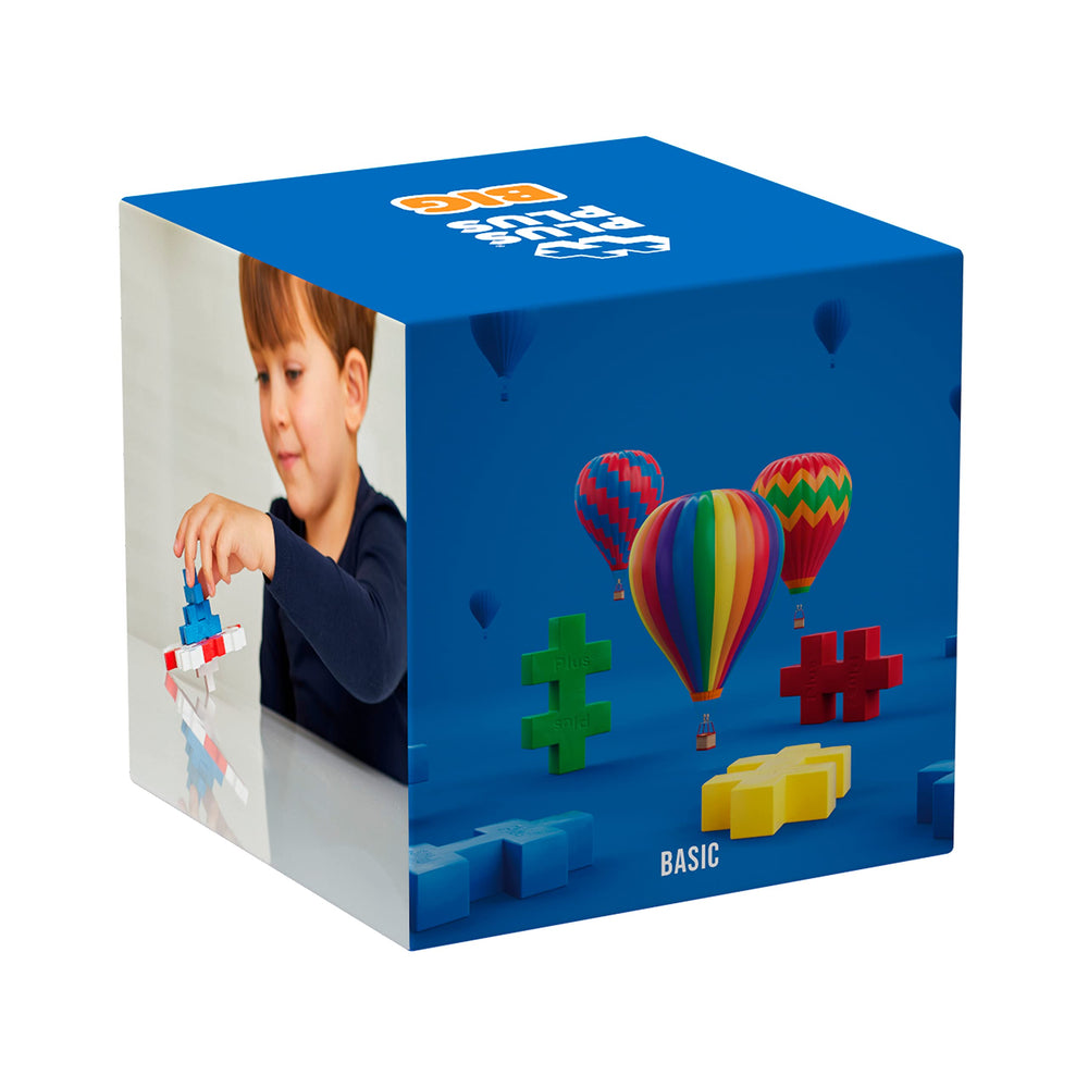 PLUS PLUS BIG fine motor play enhances hand-eye coordination and sorting skills.