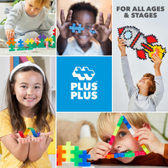 PLUS PLUS big pieces 2in measurements show toddler friendly scale
