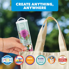 In classrooms, Botanica tubes supplement STEM bins with hands-on, colorful learning projects.