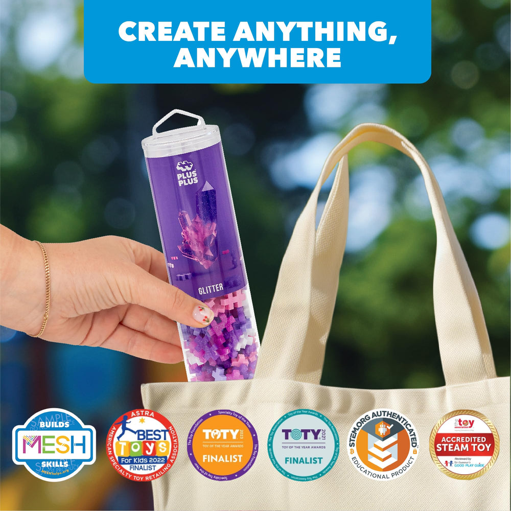 PLUS PLUS BPA-free plastic ensures safe, durable blocks for learning.