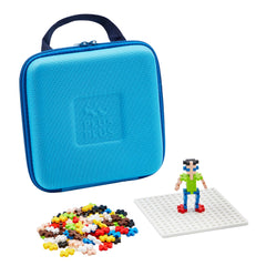 Plus Plus building set with travel case showing vibrant pieces for creative construction
