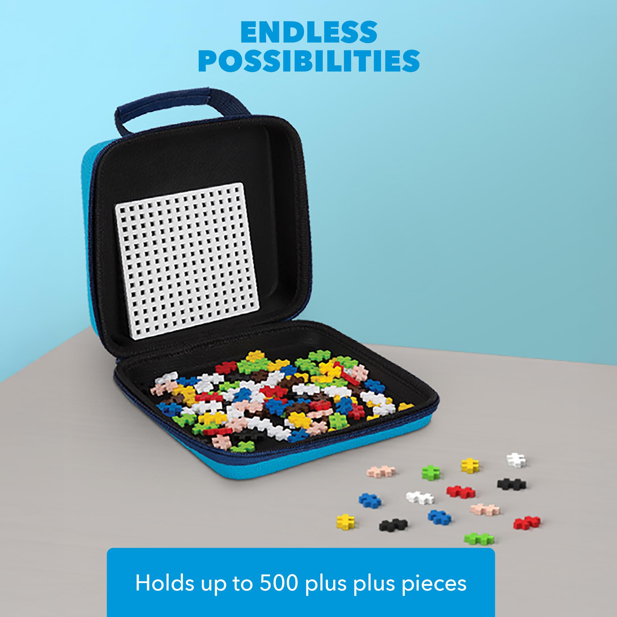 Durable travel case designed for classroom use and on-the-go building