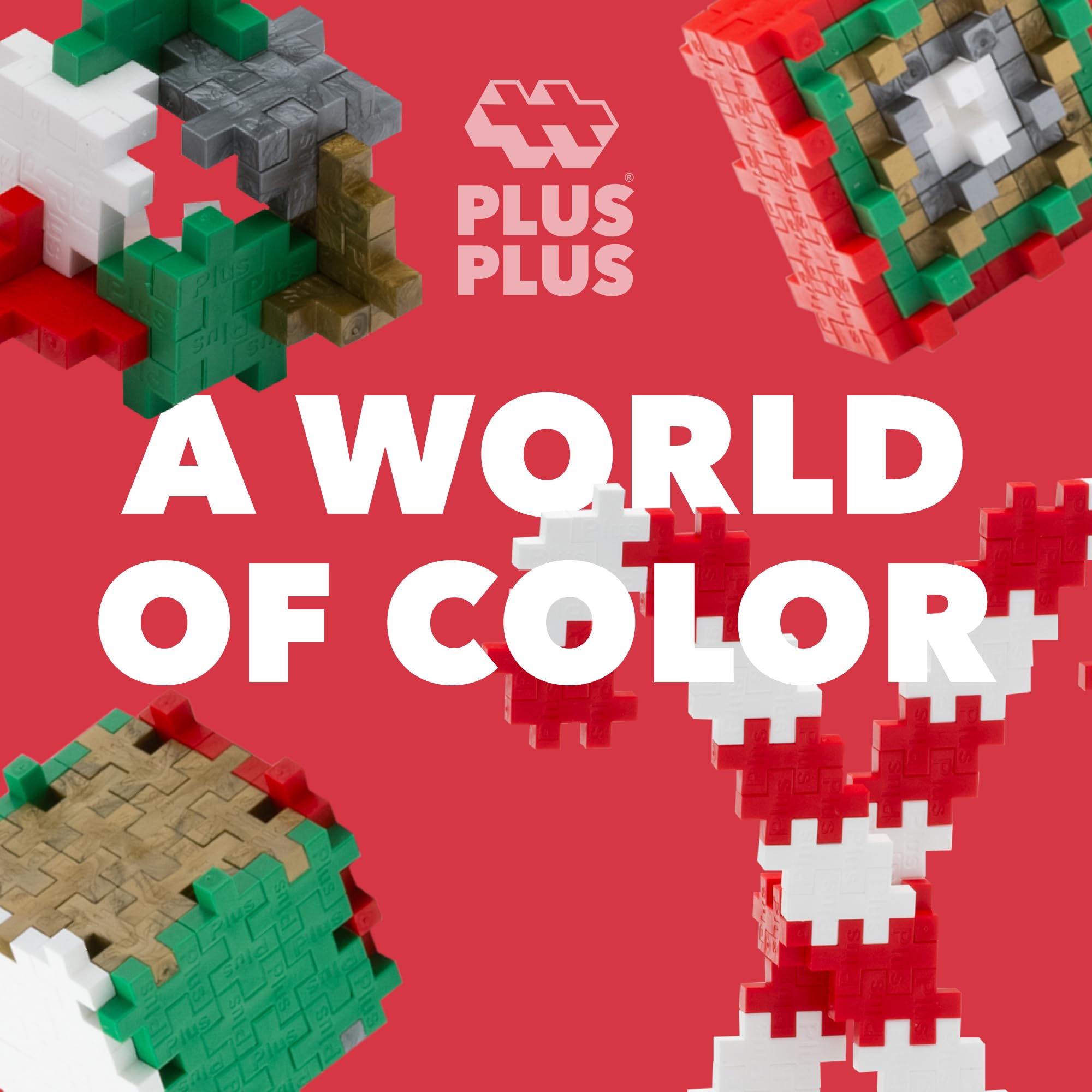 PLUS PLUS idea guide booklet helps jump-start new build ideas.