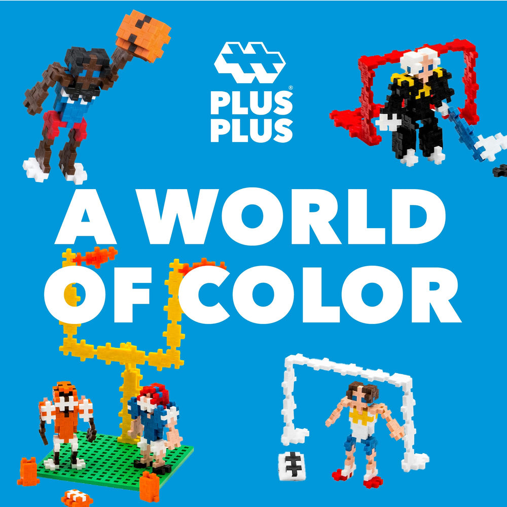PLUS PLUS Learn to Build mixed pieces encourage color coordination and problem solving