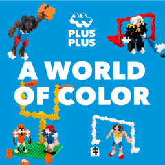 PLUS PLUS Learn to Build mixed pieces encourage color coordination and problem solving