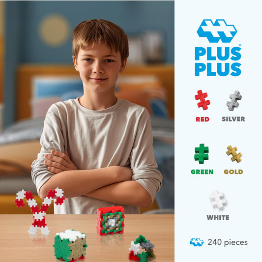 PLUS PLUS single-shape bricks enable endless possibilities for versatile builds.