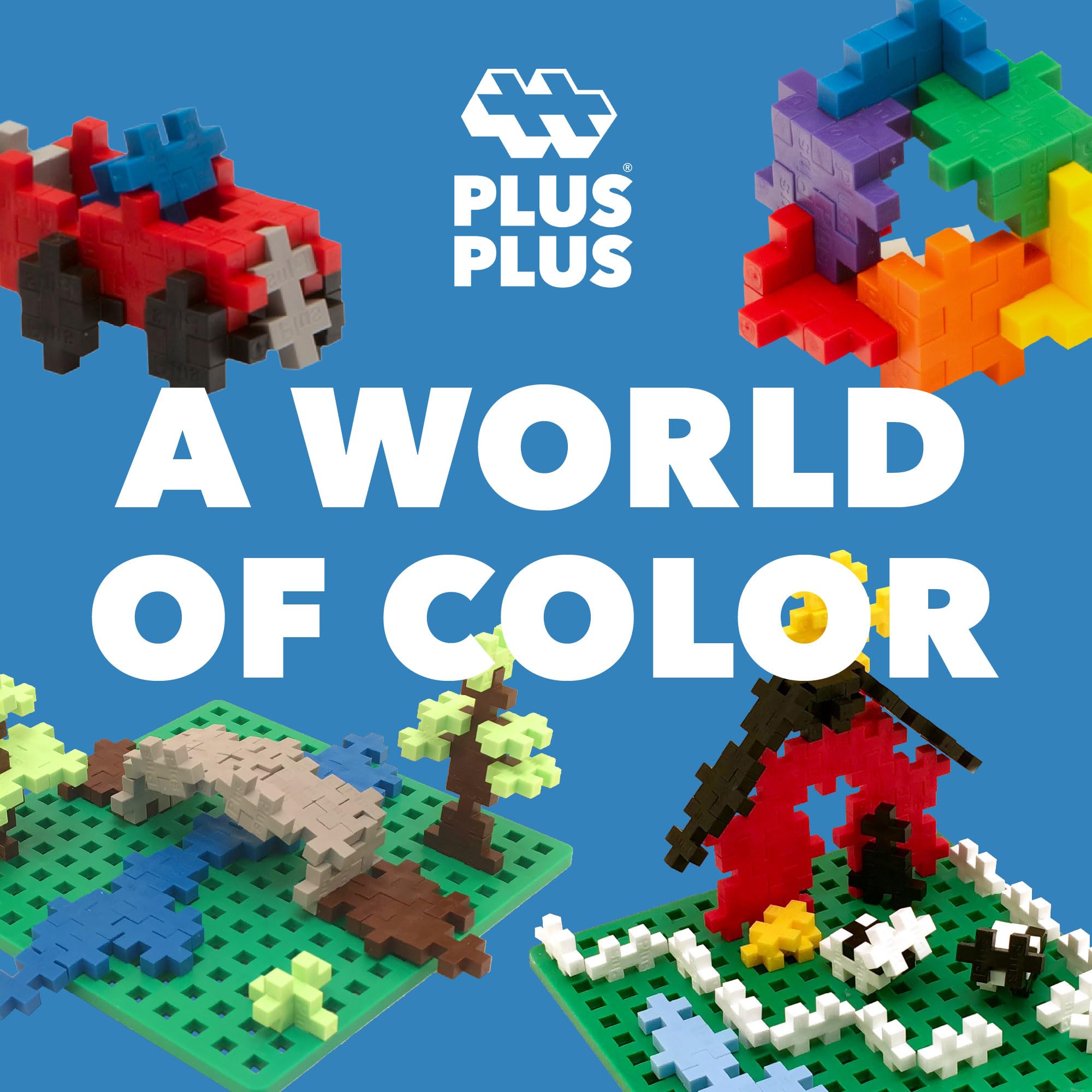 PLUS PLUS open-ended play with flexible bricks sparks endless creativity