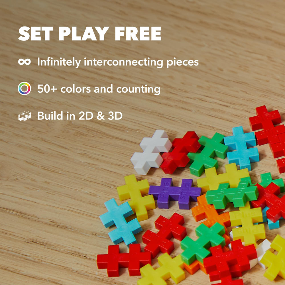 PLUS PLUS Open-ended play invites imagination and customization
