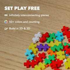 PLUS PLUS Open-ended play invites imagination and customization