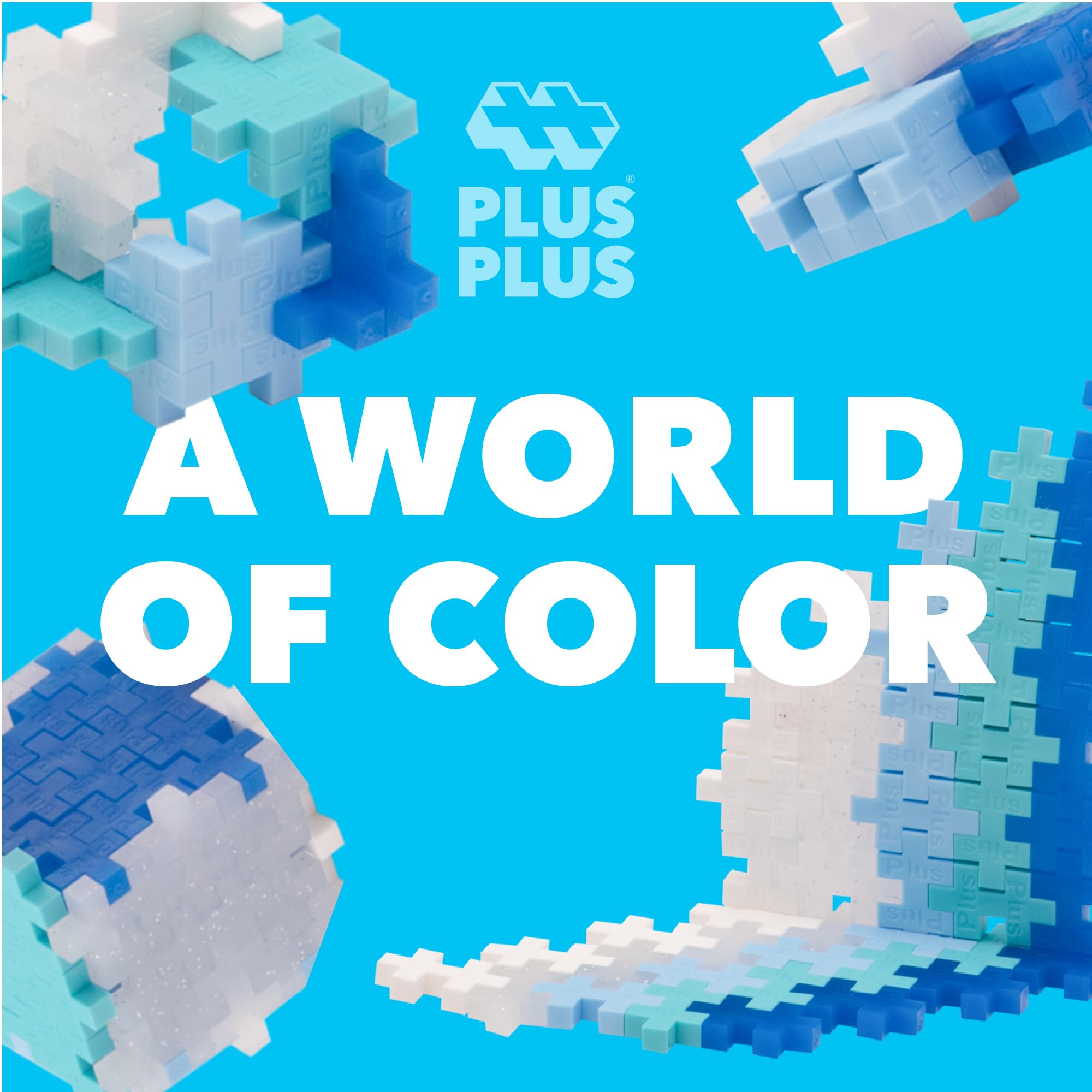 PLUS PLUS travel-friendly set for car rides and on-the-go creativity