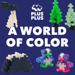PLUS PLUS travel-friendly construction toy keeps kids engaged on trips.