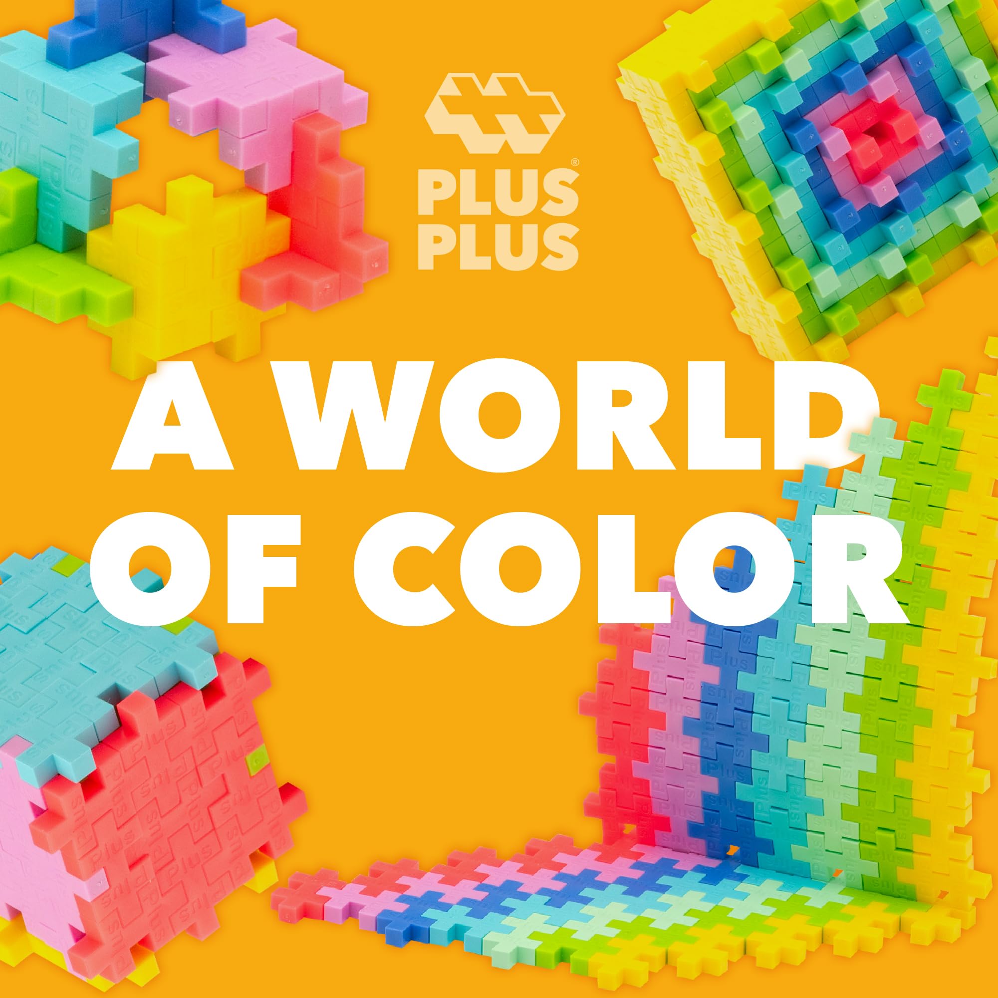 PLUS PLUS tropical mix blocks are BPA-free and durable for repeated play.