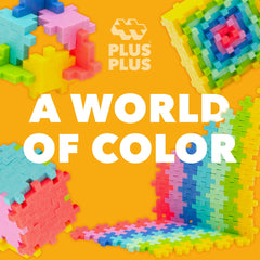 PLUS PLUS tropical mix blocks are BPA-free and durable for repeated play.