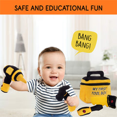 Plush Creations plush screwdriver supports fine motor practice.