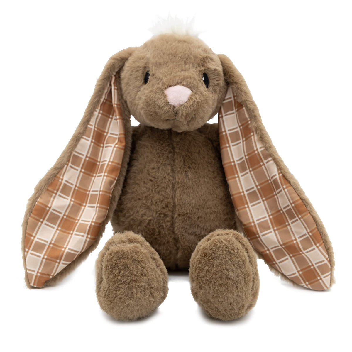 PLUSHIBLE Easter Bunny stuffed animal, 18-inch brown, perfect for cuddles and imaginative play.