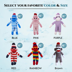 Plushland Sock Monkey warms evenings with soft, comforting presence.
