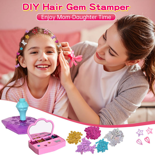 Pluspace 600 glitter pieces for sparkling, long-lasting hair gems.