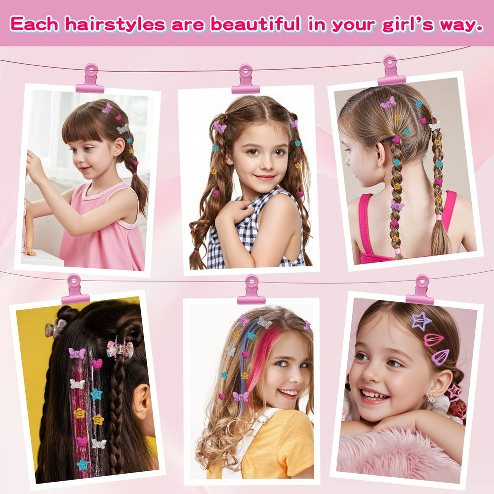 Pluspace 50 Hair Elastics keep styles in place.