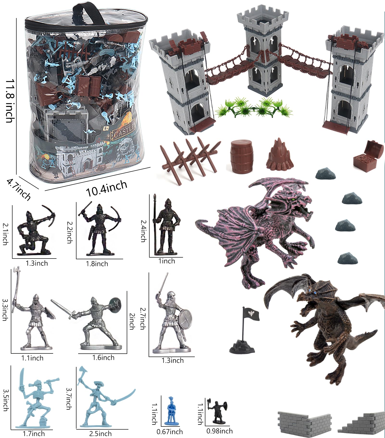 Plustopoy map and accessories for planning pretend quests and hunts