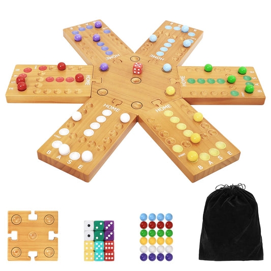 Plusvivo marble board game assembly for quick setup and easy storage