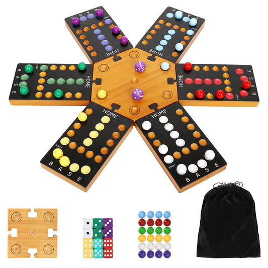 Plusvivo Marble Board Game, unpacked set ready for instant family play