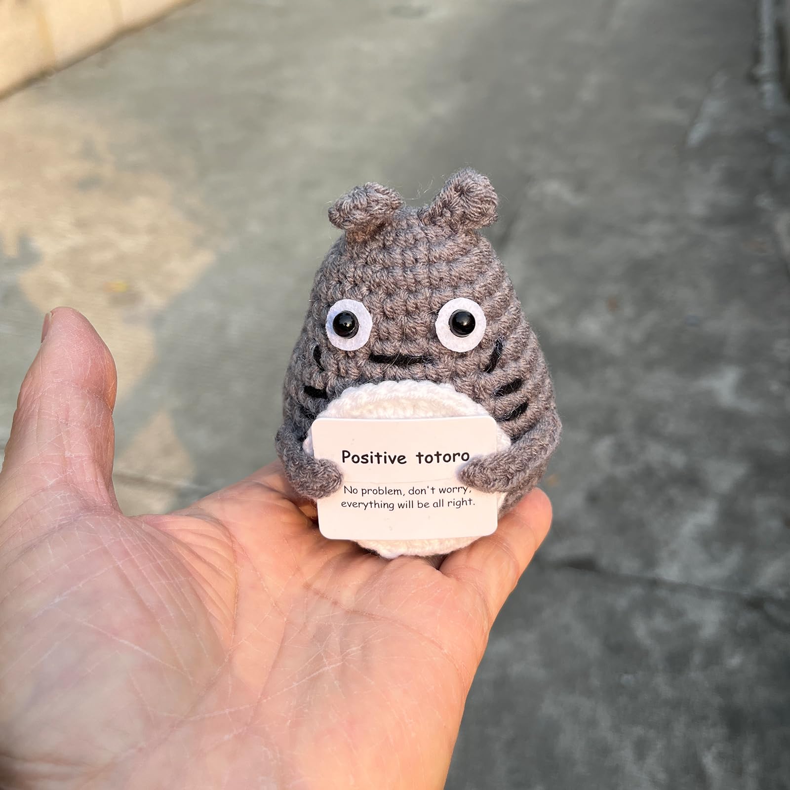 PLWalker crochet Totoro plush is durable and safe for kids and adults.