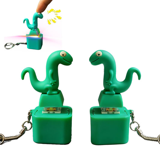 PMDYBY Lizard Keychain with rechargeable lights, a portable stress-relief companion for daily use.
