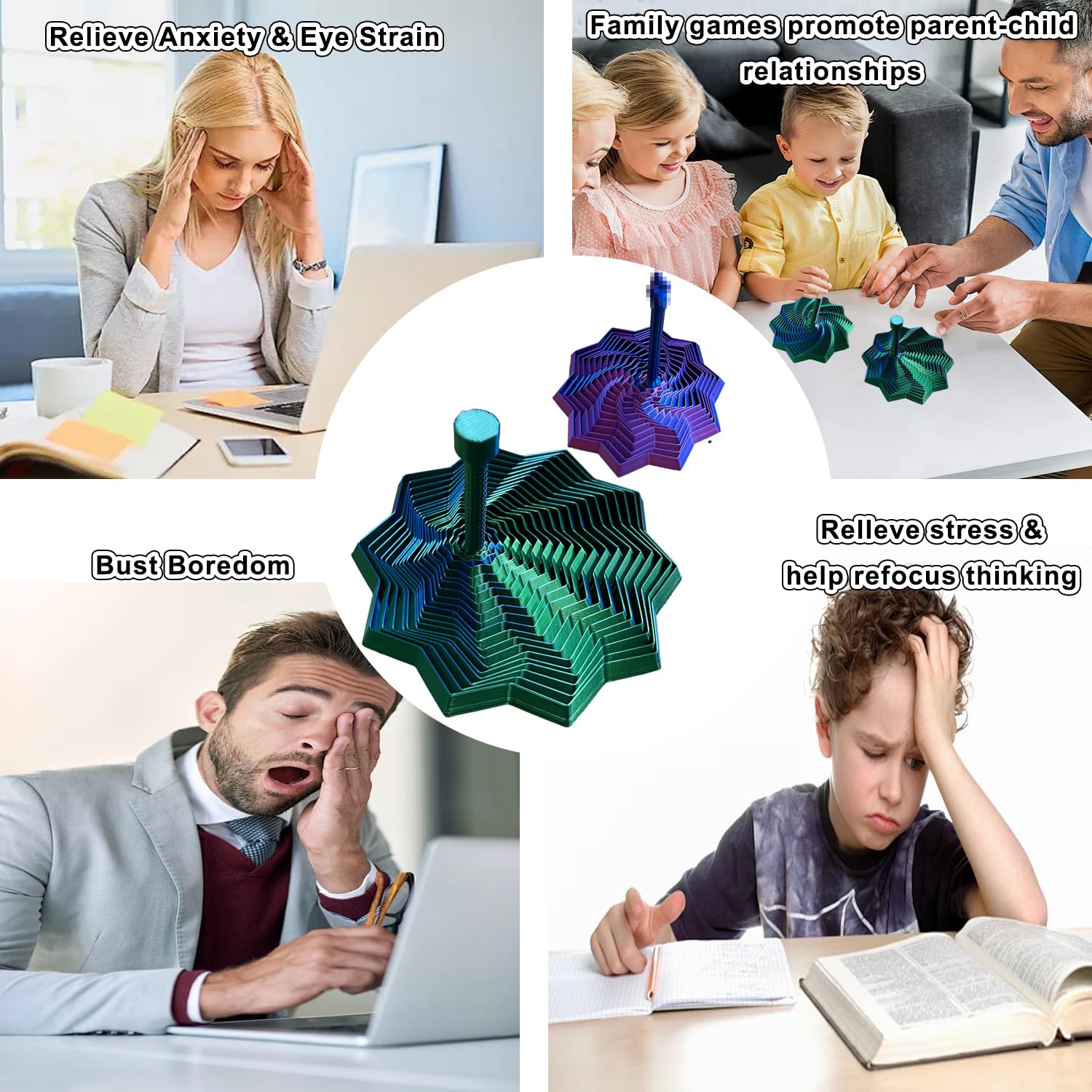 PMDYBY User-friendly toy—pull and rotate for calm.