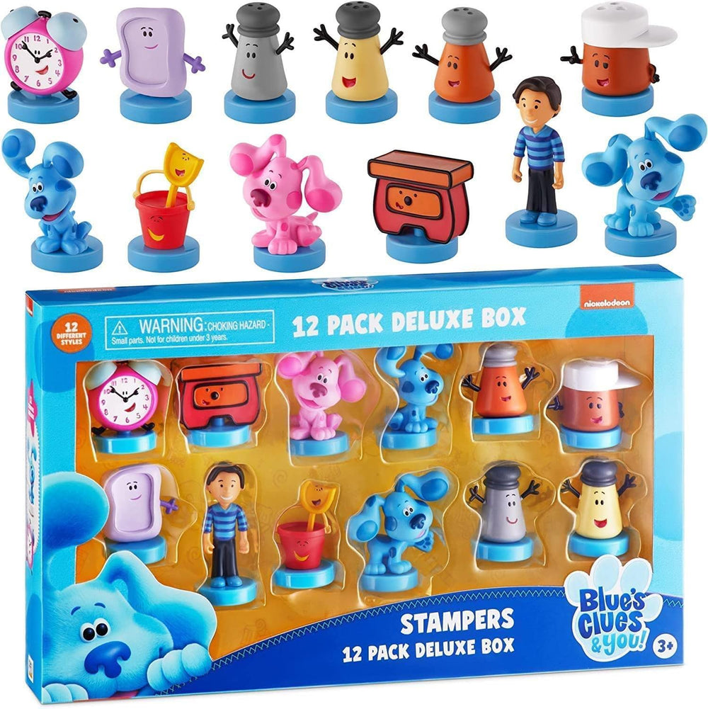 P.M.I. Blue's Clues blue sitting topper stamp for crafts and role play