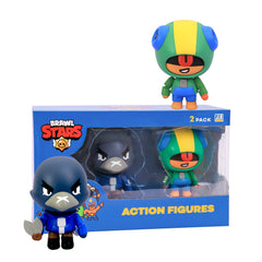 P.M.I. Brawl Stars Bo & Crow 2-pack figures ready for pose and play.