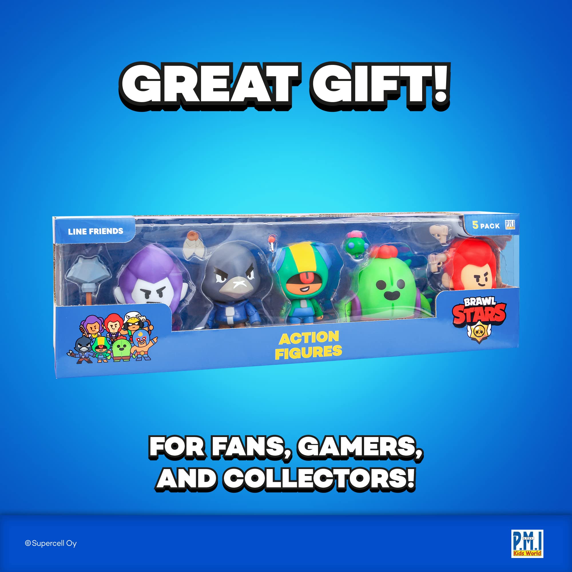 P.M.I. Brawl Stars party favors spark kid imagination