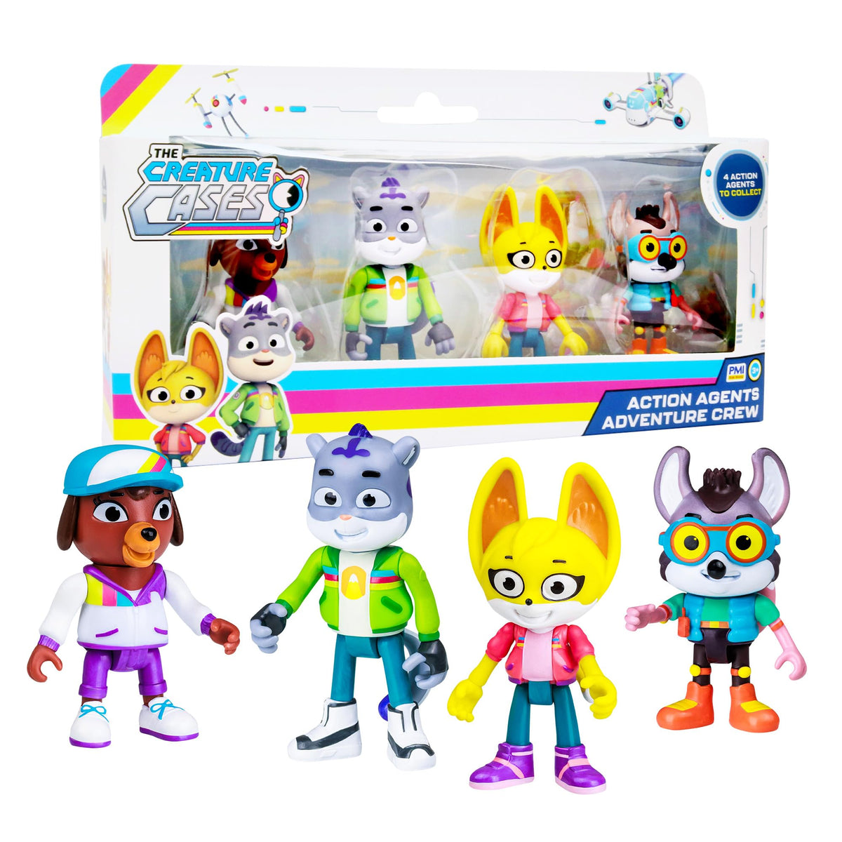 P.M.I. Creature Cases Kit Casey figure in dynamic pose for storytelling