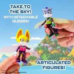 P.M.I. R.O.N. Jet Playset fits standard 3-inch Creature Cases figures for diverse adventures.