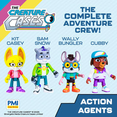 P.M.I. Creature Cases Sam Snow figure ready for clues and adventures