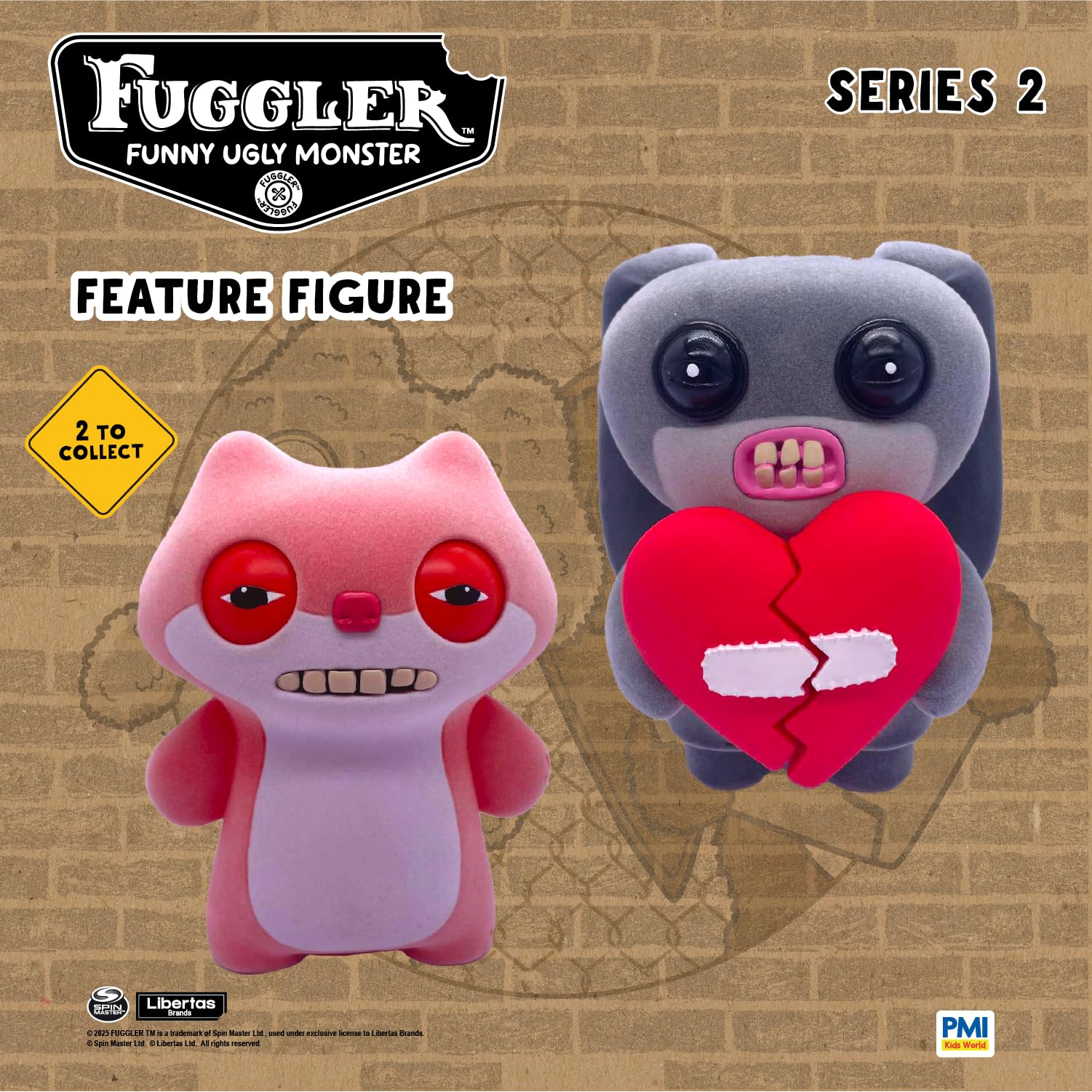 Officially licensed P.M.I. Fuggler design, authentic collectible by Libertas Brands Ltd.