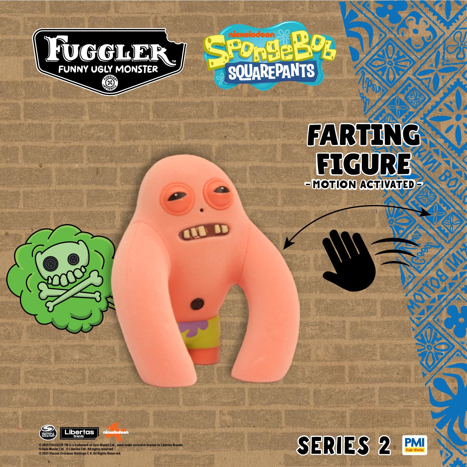P.M.I. Fuggler Grin Grin Multi eerie expression for conversation starters.