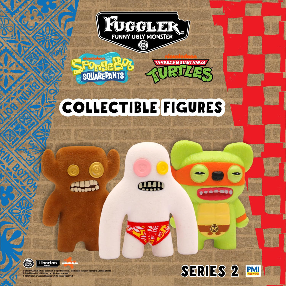 Visible lineup highlights twisted features and bold colors of each Fuggler