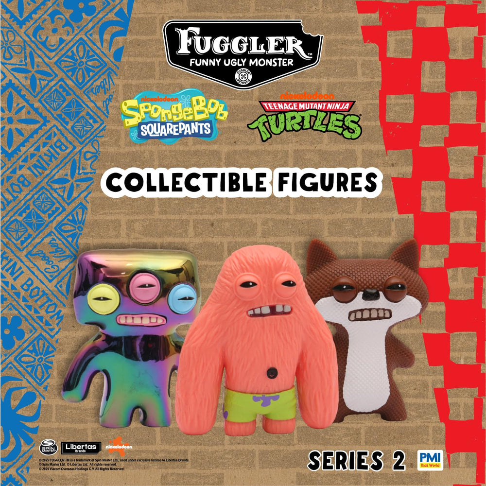P.M.I. Fuggler Series 2 visible figures arranged for collectible display