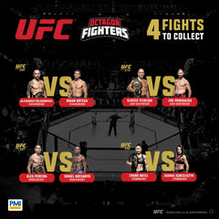 PMI UFC 2.5-inch Israel Adesanya figure in iconic pose, a striking display piece.
