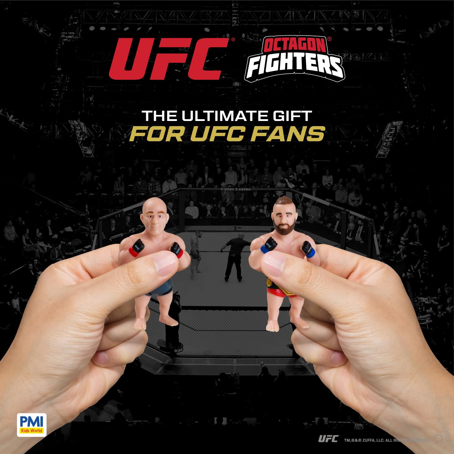 PMI UFC 2.5-inch Zhang Weili figure with bold color detailing, perfect for shelf artwork.