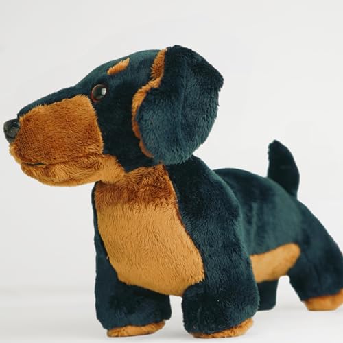 PMS Sausage Dachshund Plush Toy surface washable for easy care.