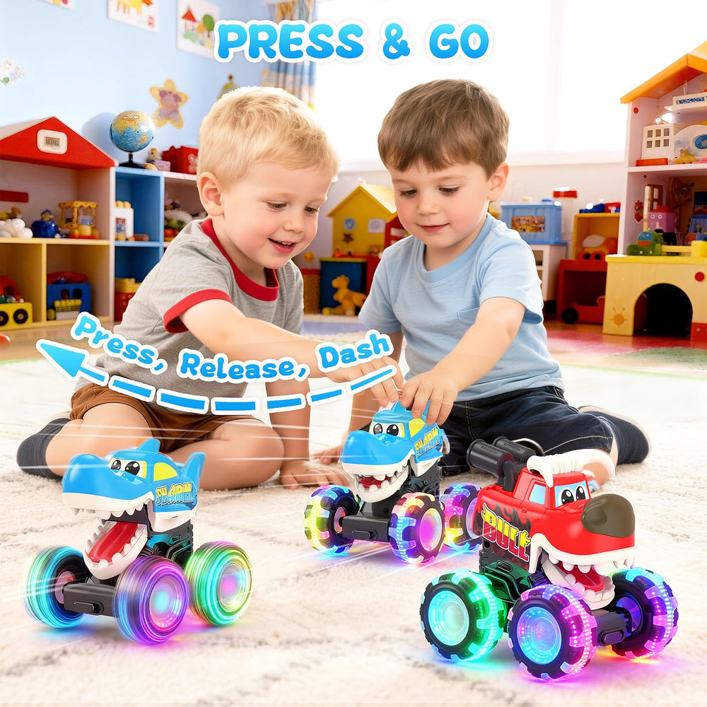 Pnooe Dino glow body enables magical nighttime play.